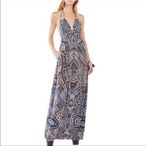 BCBG Max Azria Printed Maxi Dress